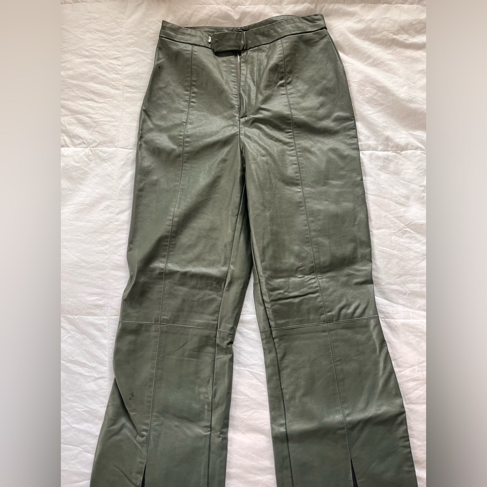 Papermoon faux leather pants